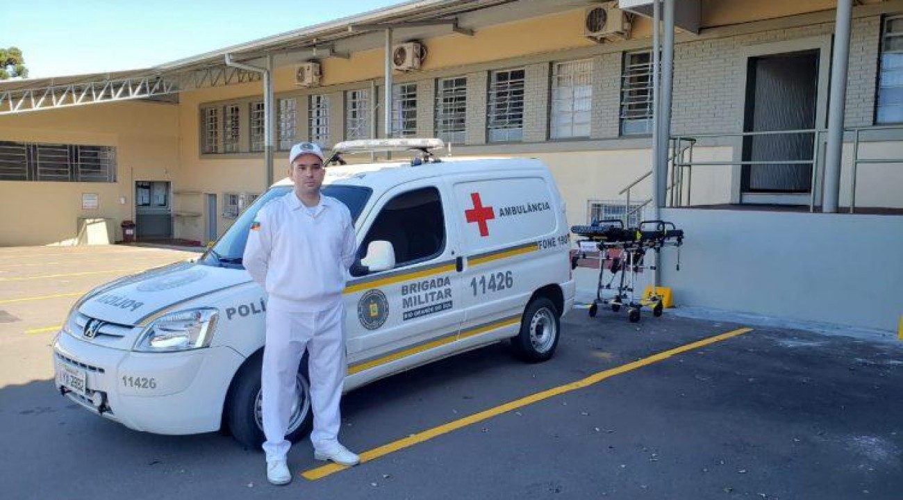 13º BPM conta com ambulância e Capitão Médico para atender Erechim e região.