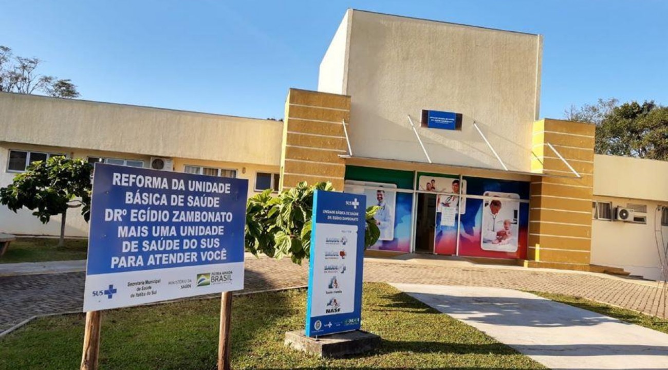 Secretaria Municipal de Saúde aguarda liberação de obras na Unidade Básica de Saúde.