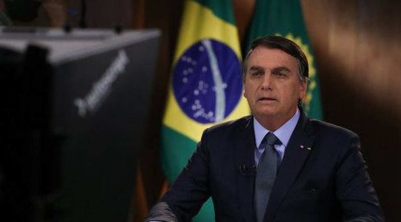 Bolsonaro diz que Brasil trata crime ambiental com 'tolerância zero'.