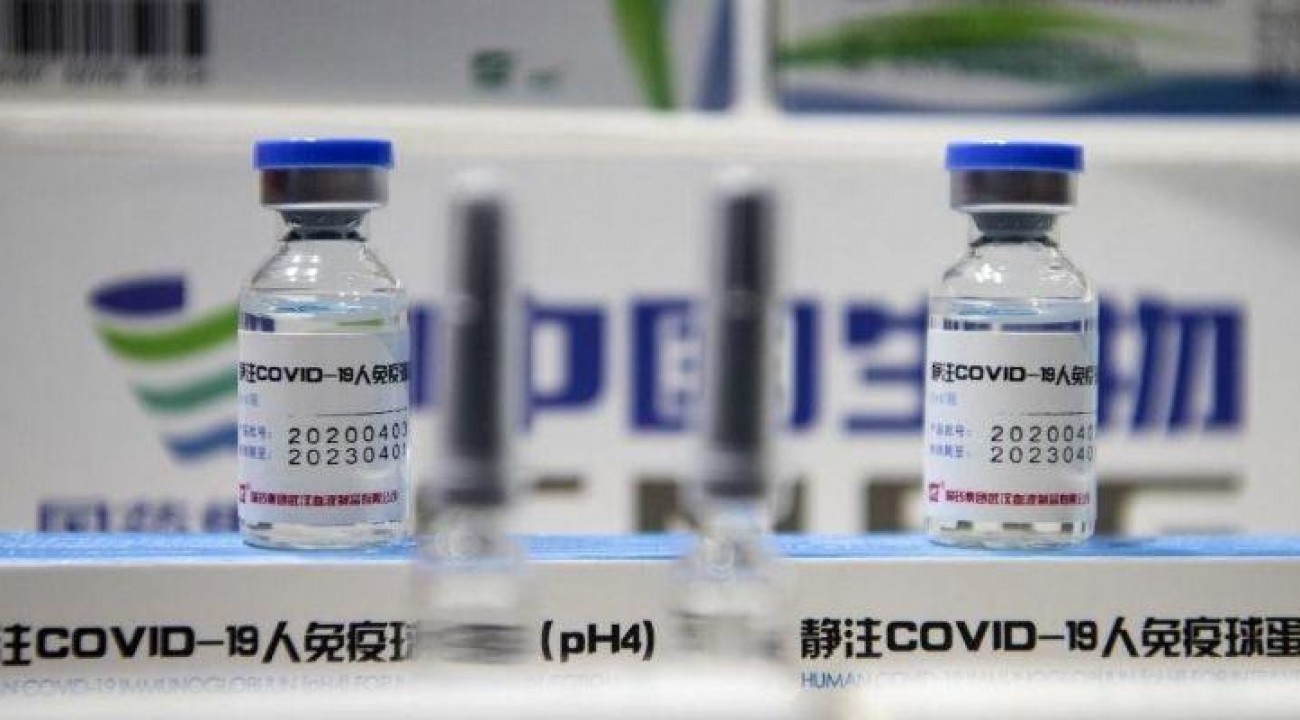 China exibe pela primeira vez suas vacinas contra o coronavírus.