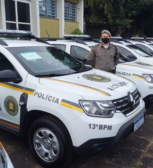 Brigada Militar de Itatiba do Sul recebe nova viatura.