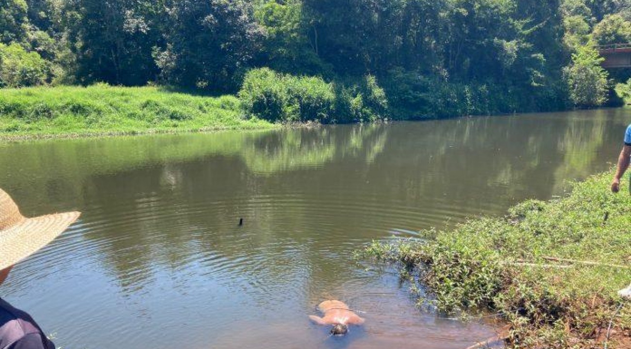Corpo de homem é encontrado boiando no lago da barragem em Aratiba.