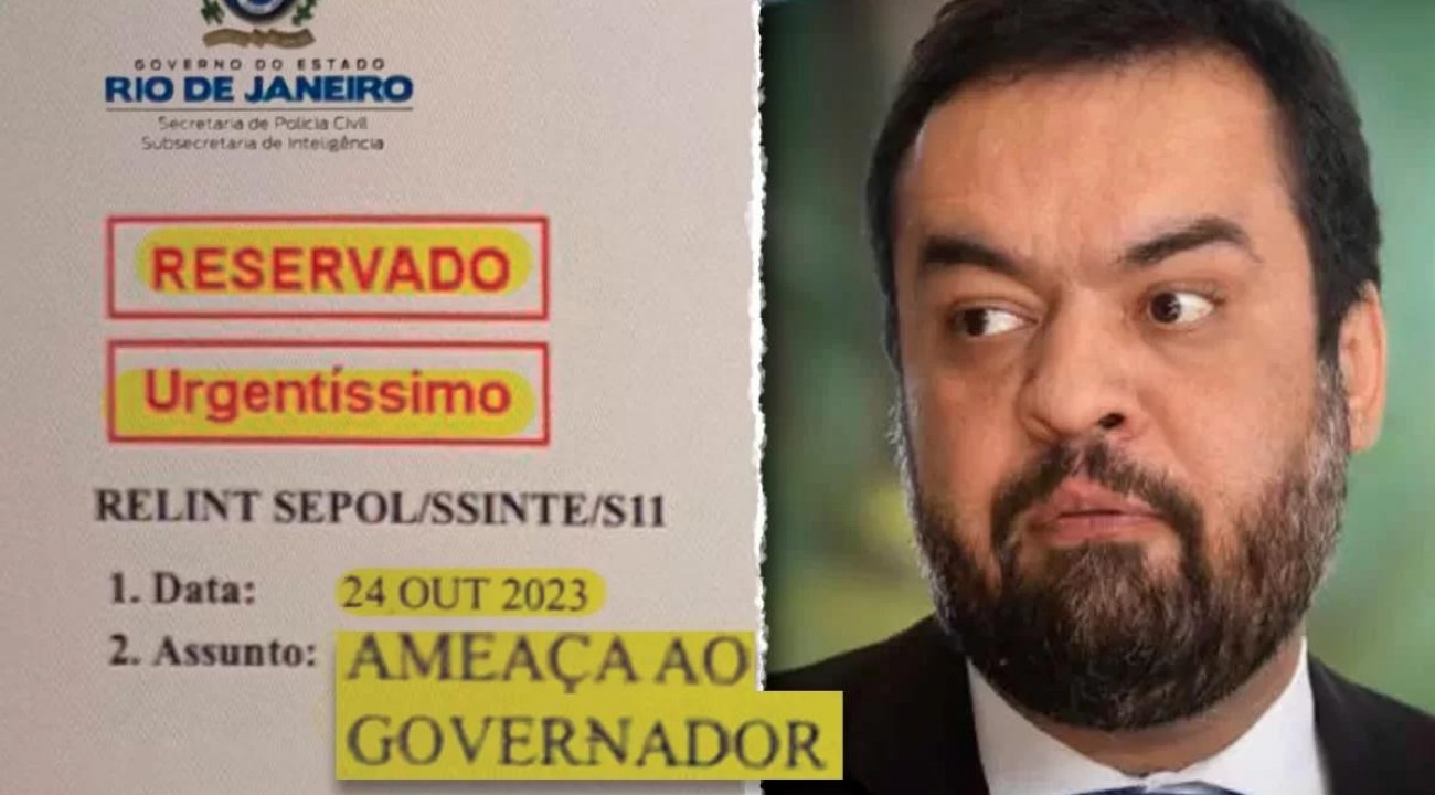 Bonde do Zinho ameaça de morte o governador do RJ.