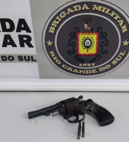BM prende homem por porte ilegal de arma de fogo em Erval Grande.