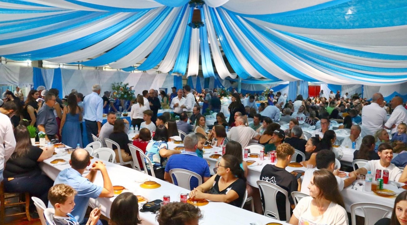 18ª Edição do jantar da Agricultura Familiar reúne centenas de pessoas em Itatiba do Sul.