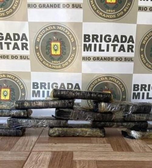 Brigada Militar apreende grande quantidade de drogas em Barão de Cotegipe.