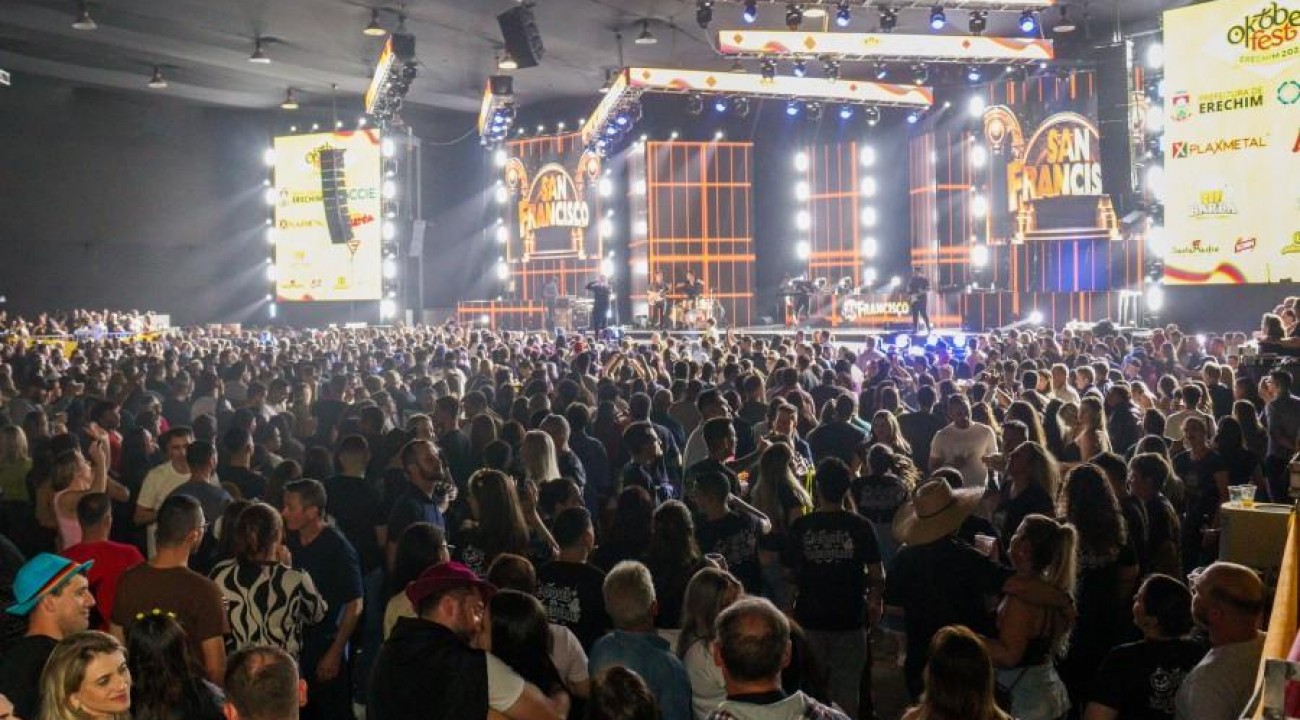 Oktoberfest Erechim 2025 encerra com sucesso absoluto e público recorde no Parque da ACCIE